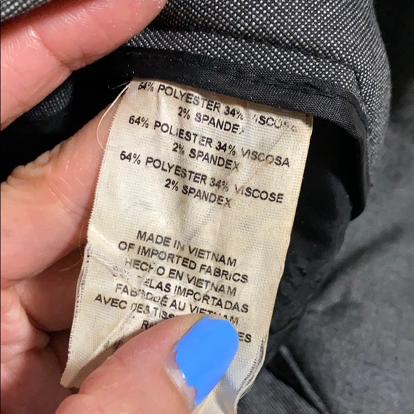 bebe Wide Legged Black Side Trim Gray Pants - Picture 3 of 7